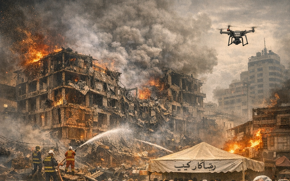 آگ اور تماشہ۔ گل پلازہ